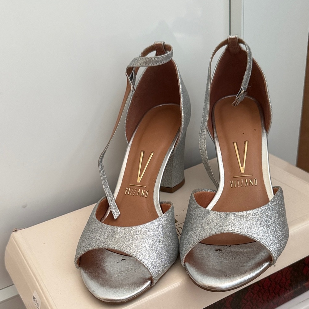 Vizzano Silver Women's Heels